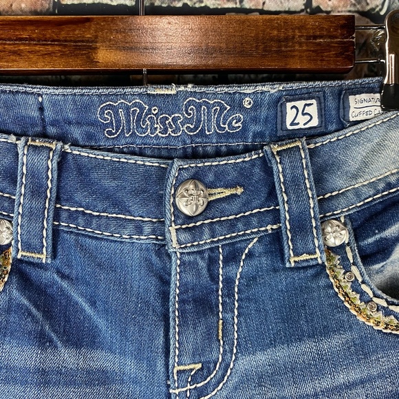 MISS ME SIGNATURE CUFF CAPRI - Picture 9 of 12